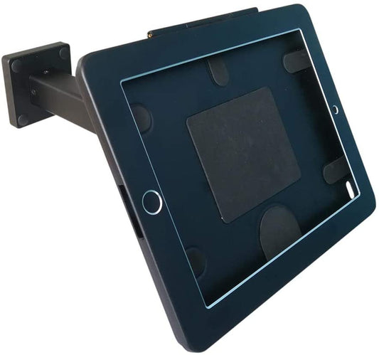SYSTEM-S Lockable Wall Mount for iPad Air 1-2 iPad 5-6 iPad Pro 9.7 inch A1673 A1674 A1675 A1893 A1954 A1822 A1823 A1474 A1475 A1476 A1566 A1567 