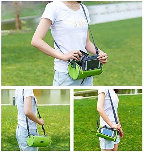SYSTEM-S 2in1 handlebar bag bicycle mount bicycle bag shoulder bag protective case for 4.8 inch devices smartphones