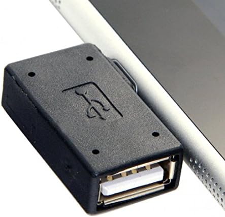 SYSTEM-S USB Typ C 3.1 OTG On The Go Host Adapter Stecker zu USB A 2.0 Buchse Konverter Adapter