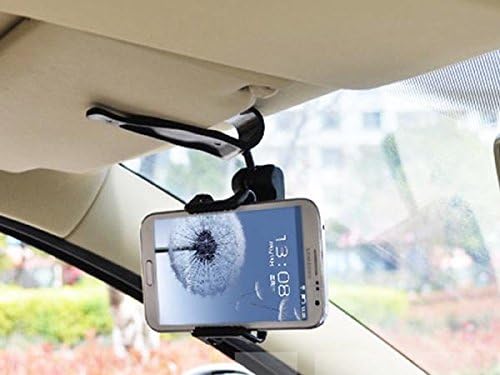 System-S Golftaschen Sonnenblenden Clip Klammer Befestigung Halterung für Samsung Galaxy S7 Edge