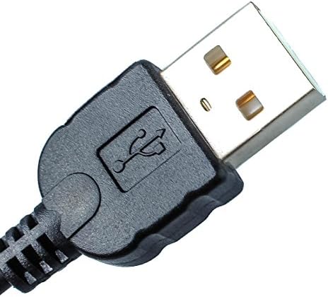 System-S 10 cm 8-pin USB male to USB A male data cable for Nikon Coolpix UC-E6 UC-E16 UC-E17