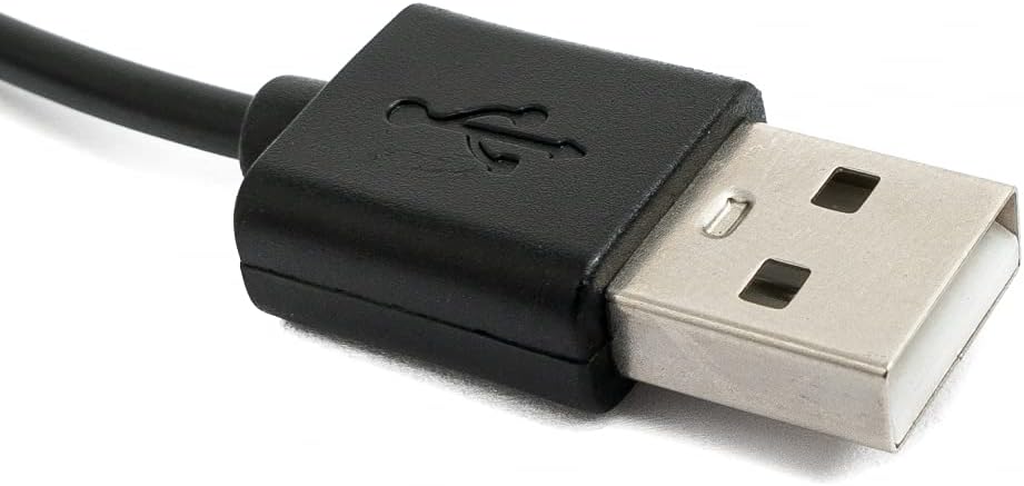 SYSTEM-S USB 2.0 Kabel 100 cm Ladestation für Xiaomi Redmi Smartwatch in Schwarz