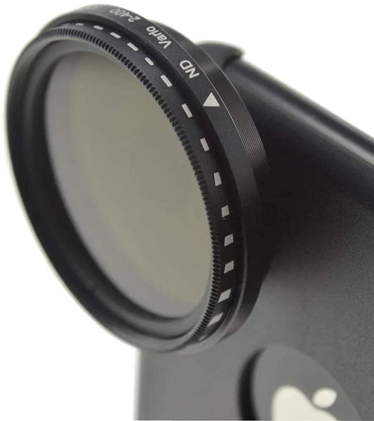 System-S Vario Graufilter Neutraldichtefilter Graufilter ND-Filter ND2-400 37mm Linse Objektiv für iPhone 11 Pro