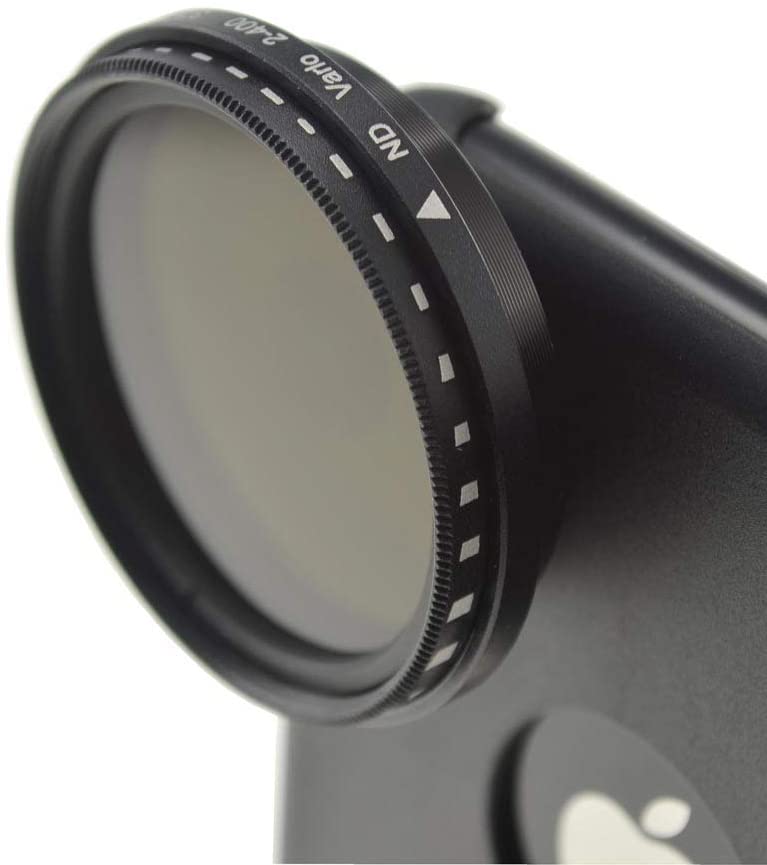 System-S Vario Graufilter ND-Filter ND2-400 37mm Linse Objektiv für iPhone 11 Pro Max