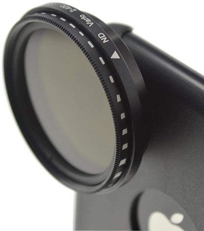 System-S Vario Graufilter ND-Filter ND2-400 37mm Linse Objektiv für iPhone 11 Pro Max