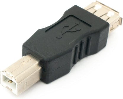 SYSTEM-S USB Typ A Buchse auf USB Typ B Stecker Adapterkabel Adapterstecker Adapter