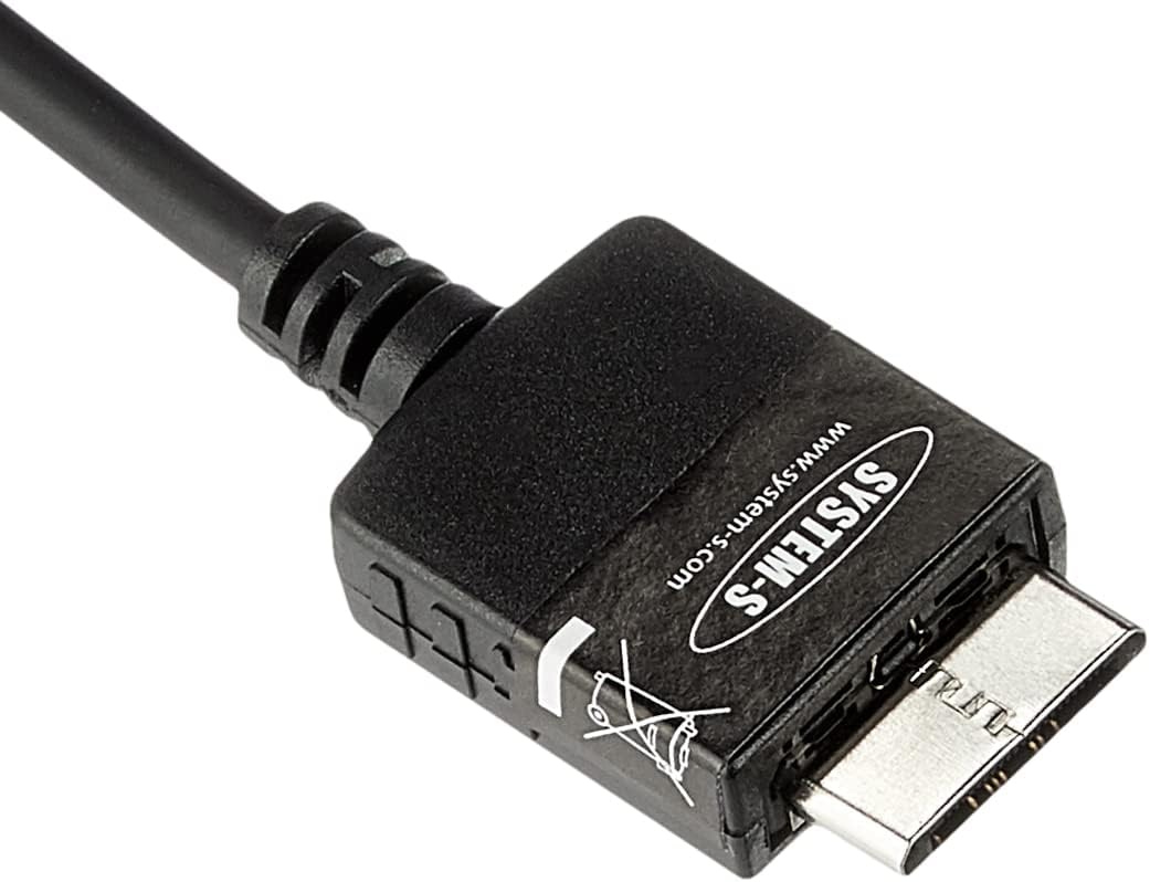 System-S USB to 3.5 mm audio cable for Sony Walkman NWZ