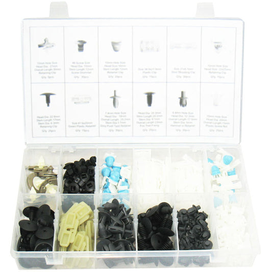 Befestigungsclips Sortiment für Audi & VW Spreiz Türverkleidungs Clips 255-tlg.