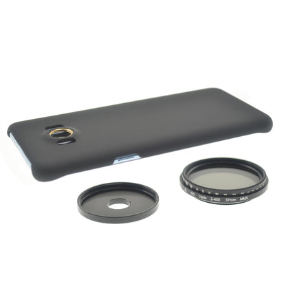 SYSTEM-S ND Filter 37 mm Neutral Density Filter Gray Filter Adjustable Case for Galaxy S8+ 