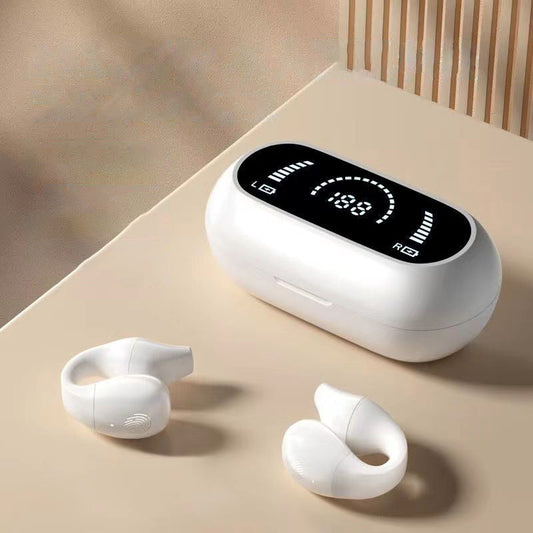 Bluetooth 5.2 Ear Clip Headset – Bone Conduction, 36h Akku, HIFI Sound