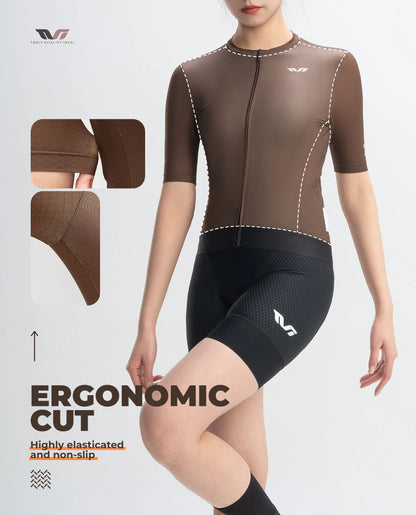 TVI Damen Fahrradtrikot - Digital Dune für MTB & Rennrad