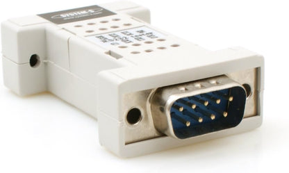 RS232 to RS232 Tester Diagnosewerkzeug (ca. 1,8 x 3,4 x 6,4 cm) mit LED Leuchten Anzeige