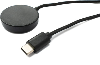 System-S USB 2 in 1 Y charging station 120 cm 3.1 Type C plug to 2.0 Type A plug for Samsung Galaxy Watch 5 smartwatch cable 