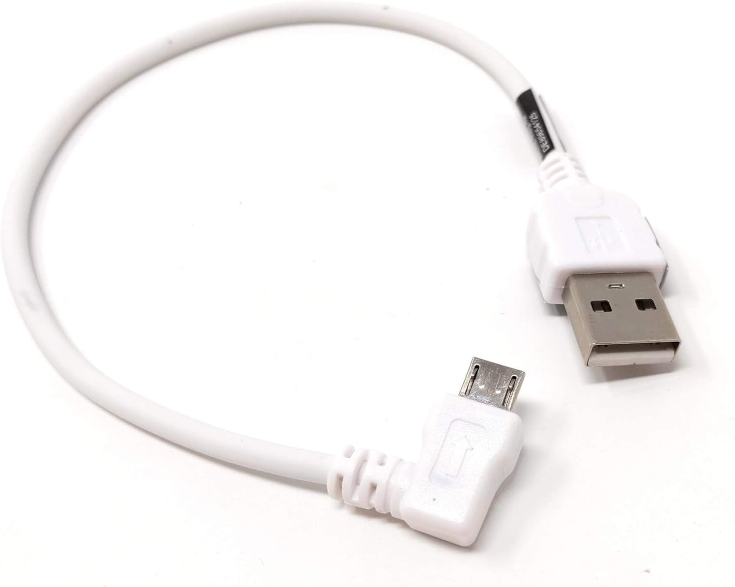 System-S Micro USB 2.0 Cable 20 cm 90° Left Angled