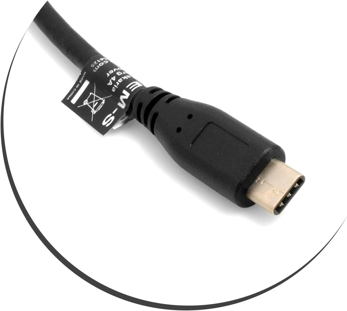 SYSTEM-S OTG Host USB 3.1 Type C Stecker zu USB A 3.0 Buchse On The Go Host Adapter Kabel Datenkabel Ladekabel 25 cm