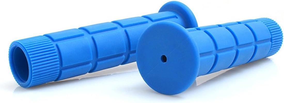 System-S rubber bicycle grips bicycle handle handlebar grips handlebar grips handle for bicycle bike BMX MTB in blue