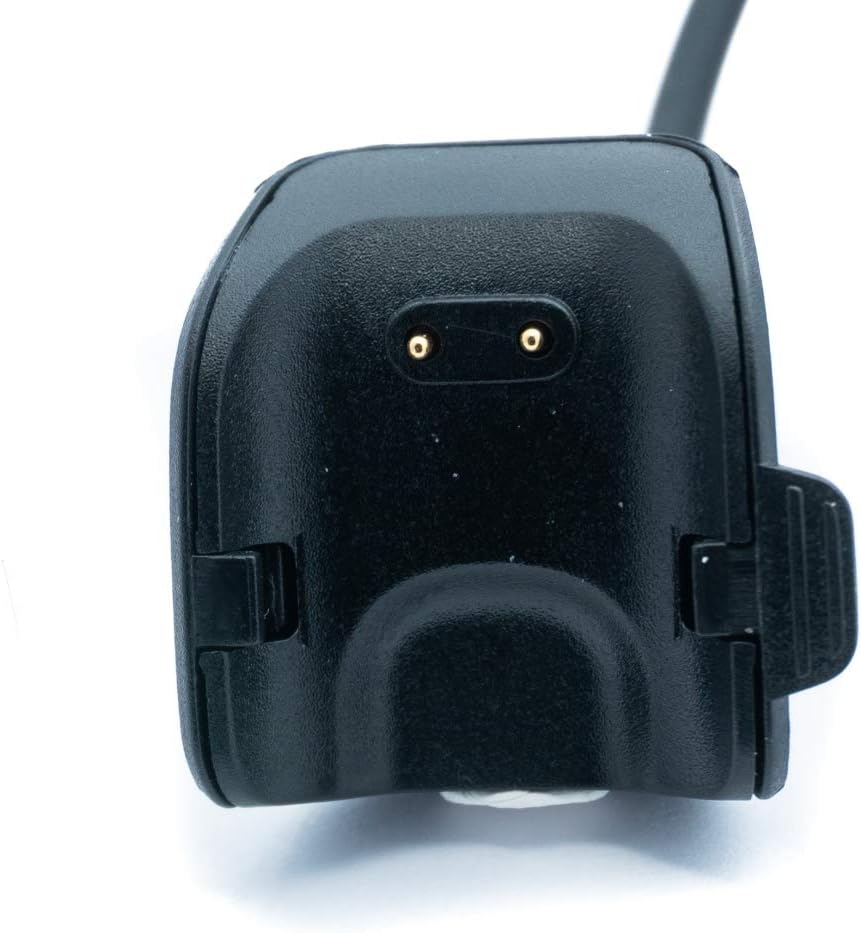 SYSTEM-S USB 2.0 cable in black charging station charging cable for Samsung R220 Fit2 Smartwatch