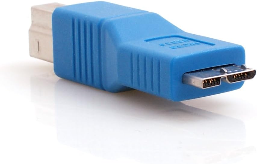System-S USB 3.0 Adapter Typ B Stecker auf Micro B Stecker in Blau
