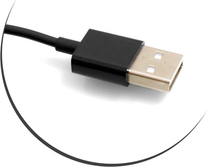 SYSTEM-S Magnet USB Kabel magnetisches Ladekabel Dock Dockingstation auf USB A für Asus Zenwatch 3