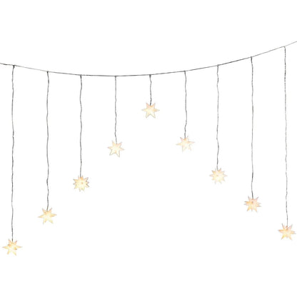Sternenvorhang Sternvorhang LED warmweiß Lichtervorhang Lichterkette 120x160 cm