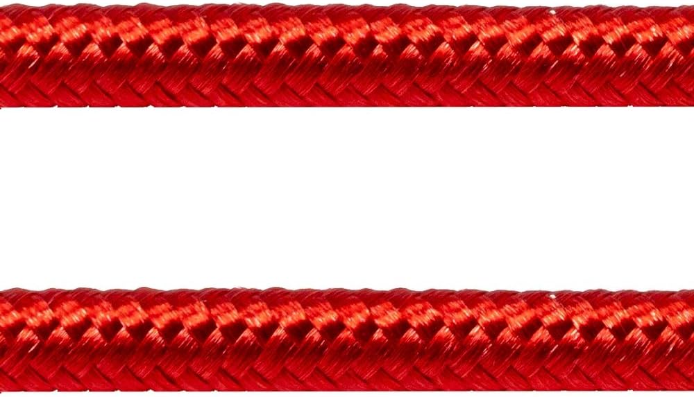SYSTEM-S USB 2.0 Kabel 1 m Micro Stecker zu 2.0 A Buchse 180° Winkel in Rot