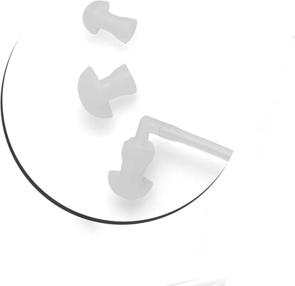 SYSTEM-S Einohr Anti-Strahlung Anti-Radiation Headset Kopfhörer mit Schallschlauch Smartphone Handy Tablet PC schwarz
