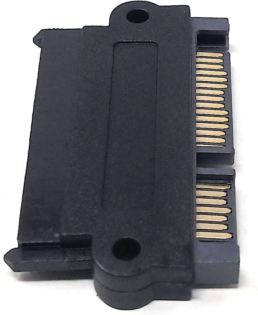System-S SATA 22 Pin auf 7 Pin + 15-Pin-Stecker SATA Hard Disk Drive Raid Adapter Konverter