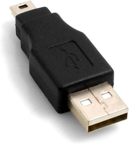 SYSTEM-S Mini USB 5-Pin (Male) to USB A (Male) USB Adapter 