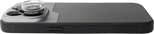 SYSTEM-S Makro Linse 2.8x HD Filter mit Hülle in Schwarz für iPhone 14 Pro