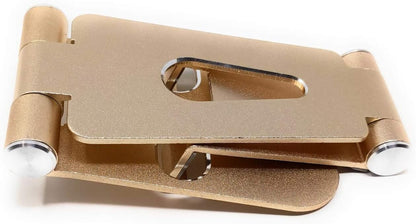 System-S Alu Klapp Ständer für Tablet und Smartphone FARBE: Gold