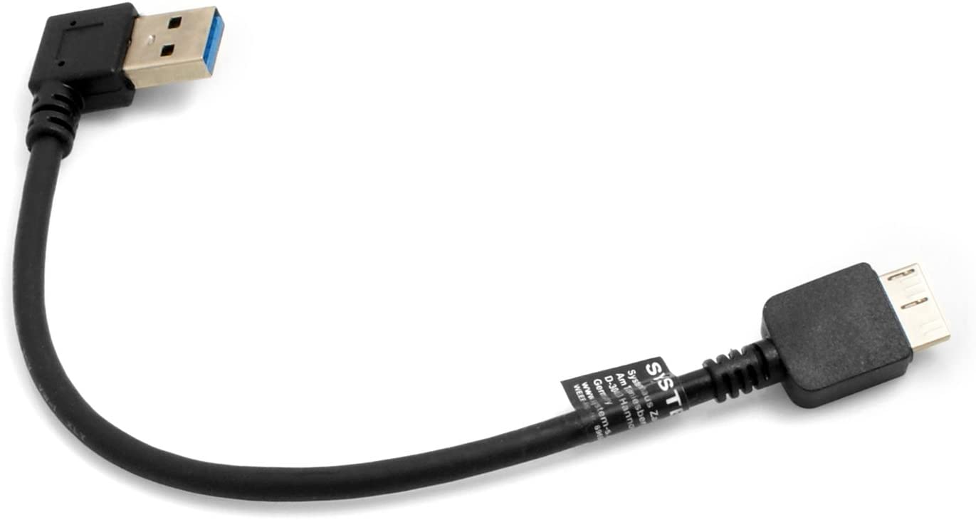 System-S Micro USB 3.0 Kabel zu USB A 3.0 20 cm