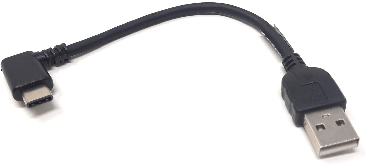 System-S USB 3.1 Typ C 90° Gewinkelt zu USB 2.0 A Kabel 10 cm