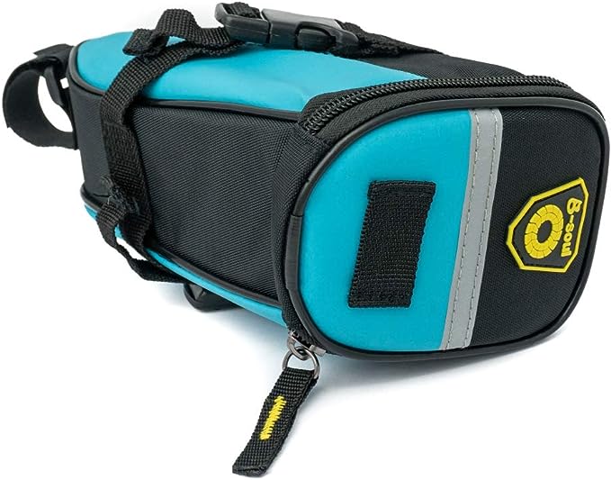 SYSTEM-S bicycle saddle bag holder attachment waterproof in light blue