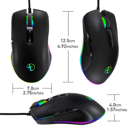System-S USB C 3.1 Gaming Maus