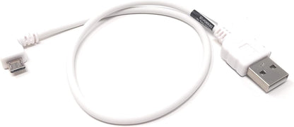System-S USB A Stecker zu USB 2.0 Micro B Stecker Kabel Links Gewinkelt 30 cm