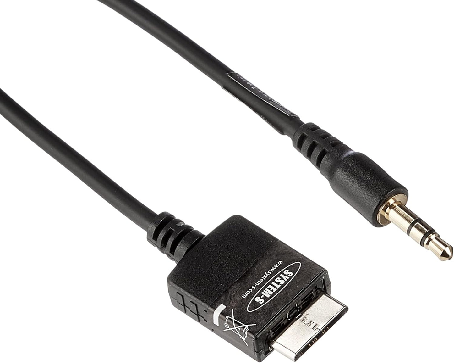 System-S USB to 3.5 mm audio cable for Sony Walkman NWZ