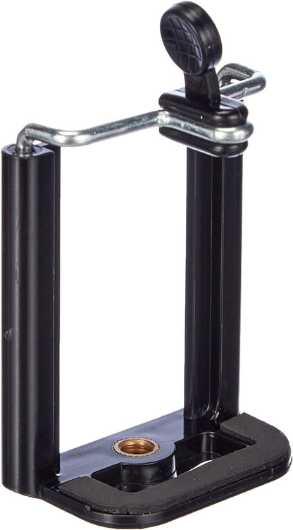 SYSTEM-S Stativ Halter Adapter Aufsatz 1/4 Gewinde für Handy smartphone Digitalkamera 55 mm - 85 mm