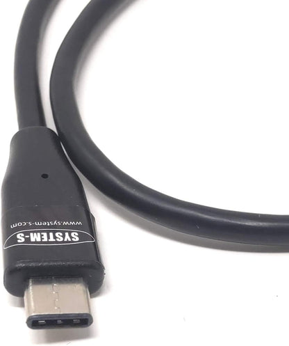 System-S USB Type C 3.1 Stecker zu Mini USB Stecker Host OTG On The Go Host Kabel 50 cm
