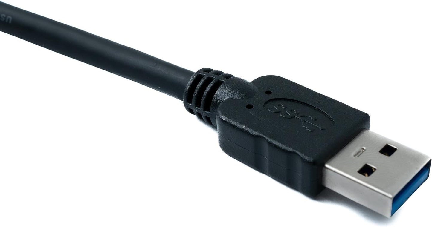SYSTEM-S USB 3.0 Typ A (male) auf USB 3.0 Typ A (female) Kabel Verlängerungskabel 200 cm