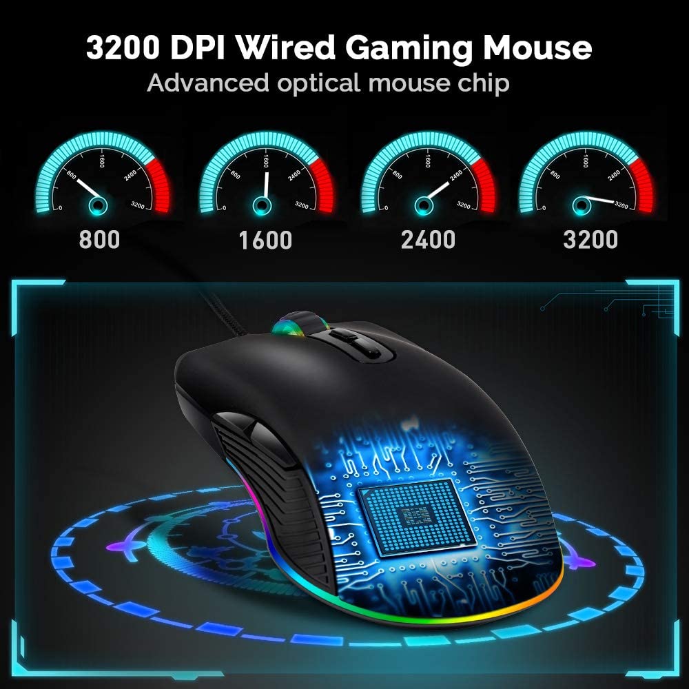 System-S USB C 3.1 Gaming Maus
