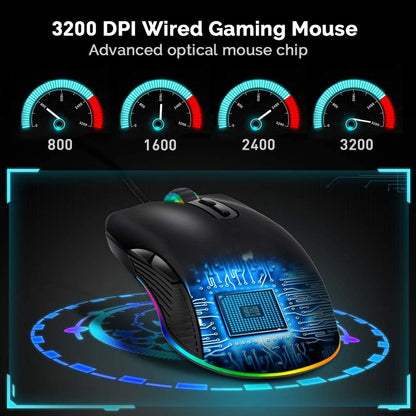 System-S USB C 3.1 Gaming Maus