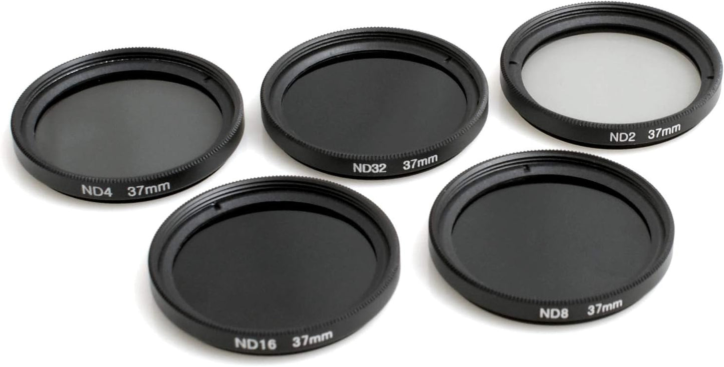 SYSTEM-S Neutral Density Filter ND Filter Lens Set 37mm for Samsung Galaxy S8 Plus