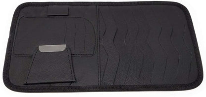 System-S 65749859 Auto KFZ Kartenhalter Organizer für Sonnenblende für Karten Parkausweise
