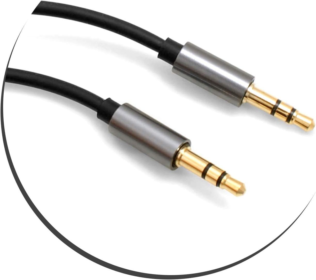 SYSTEM-S 3.5mm Klinke (male) auf 3.5mm Klinke AUX Stereo Stecker 100 cm 3 Polig (male)