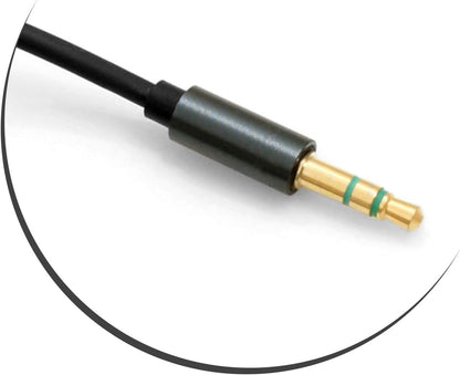 SYSTEM-S 3.5mm Klinke 3 Polig (male) auf 3.5mm Klinke AUX Stereo Buchse 100 cm (female)