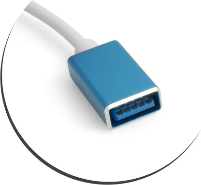 SYSTEM-S USB A 3.0 Buchse zu Micro USB Stecker Datenkabel Ladekabel 16 cm
