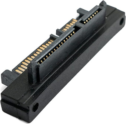 SYSTEM-S SATA Adapter 22Pin Buchse zu Stecker Winkel Kabel für Mainboard
