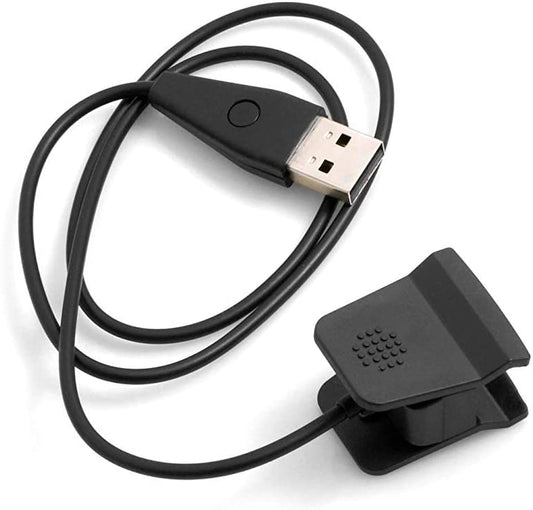 System-S USB Ladekabel für Fitbit Alta HR V2 65763028, schwarz, 53 cm