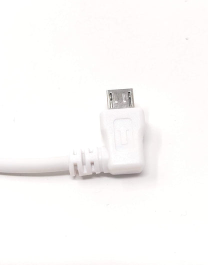 System-S USB A male to USB 2.0 Micro B male 10 cm left angle