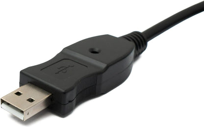SYSTEM-S 3 meter USB Gitarrenkabel Basskabel Kabel Klinkenstecker USB zu Audio 1/4  6.3mm Male